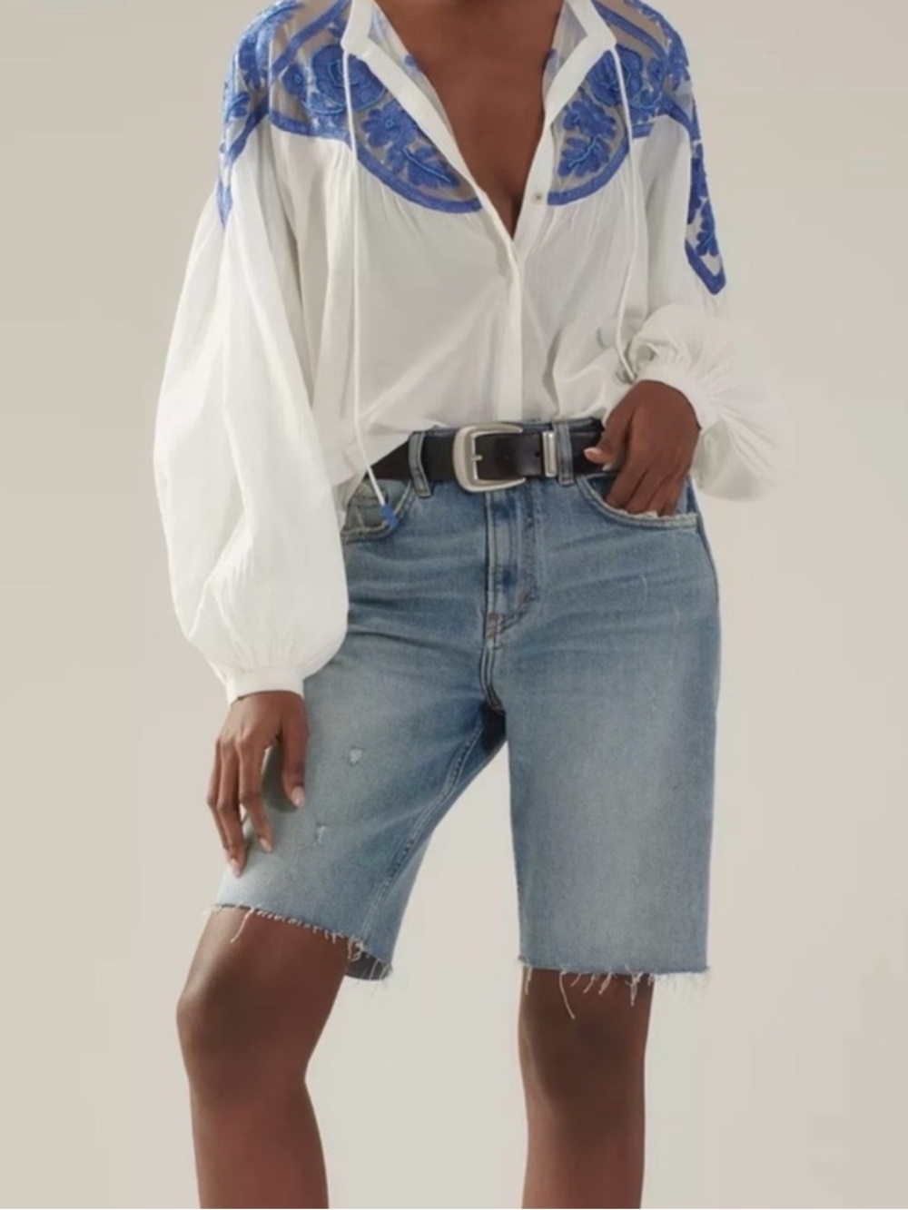 Anthropologie Pilcro Mid Thigh Shorts